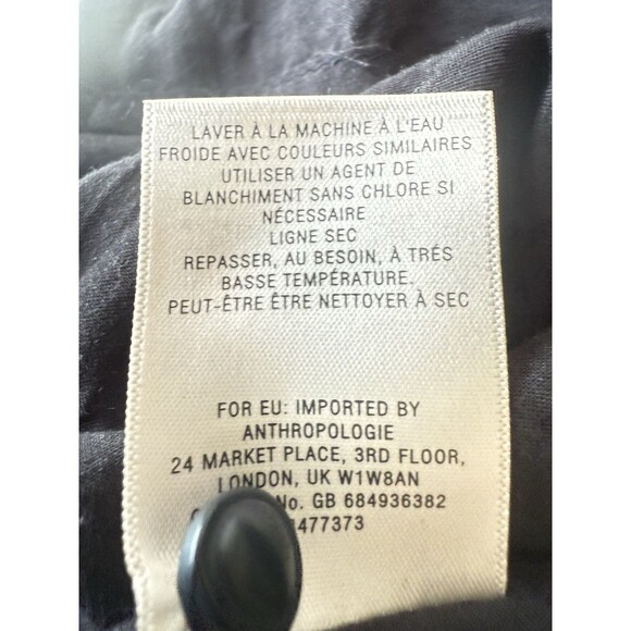 Anthropologie Virginia Day Tripper Dress Lined Smocked Waist Size Small - Picture 13 of 14